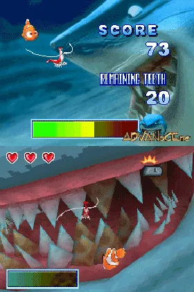 Finding Nemo - Escape to the Big Blue (Europe) (Es,It) screen shot game playing